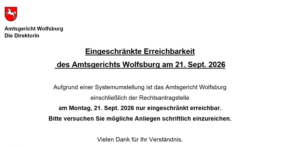 Erreichbarkeit